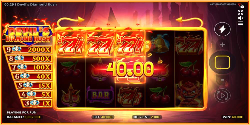 Spielautomat Devils Diamond Rush