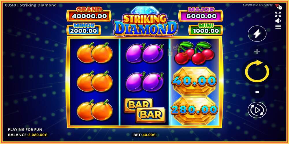 เกมสล็อต Striking Diamond