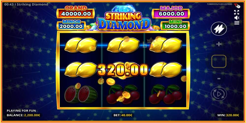 เกมสล็อต Striking Diamond