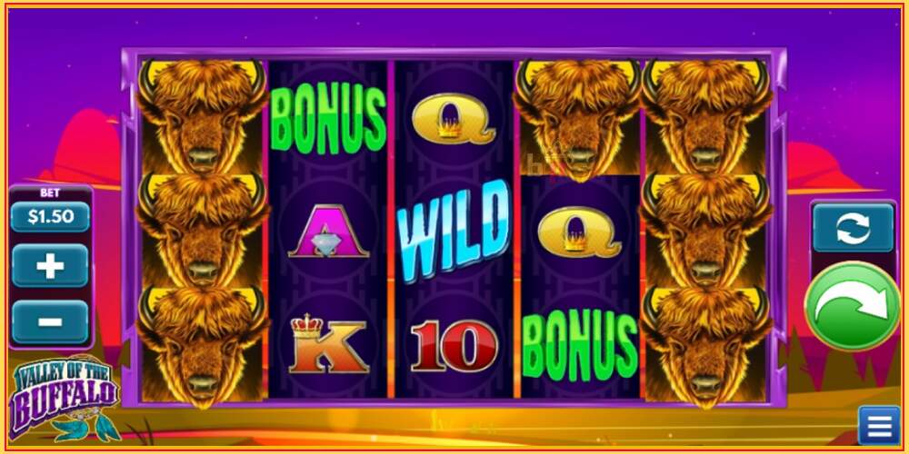 Slot de jogo Valley of the Buffalo