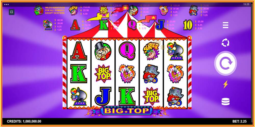 Игровой слот Big Top