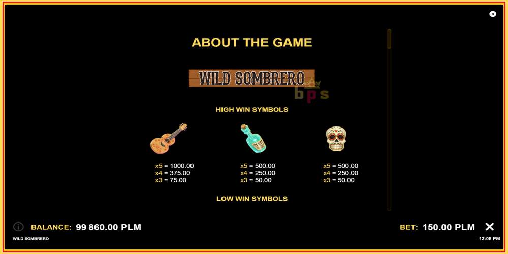 Spelslot Wild Sombrero