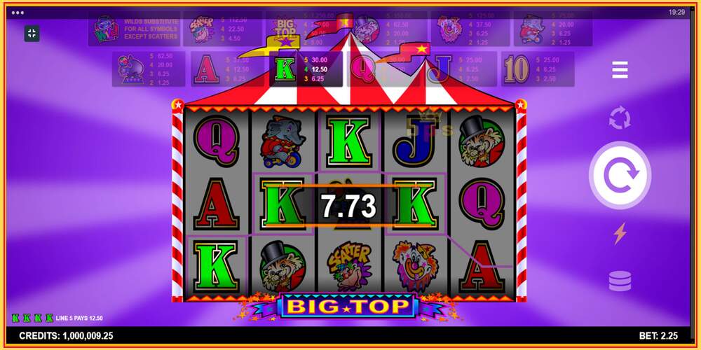 Игровой слот Big Top