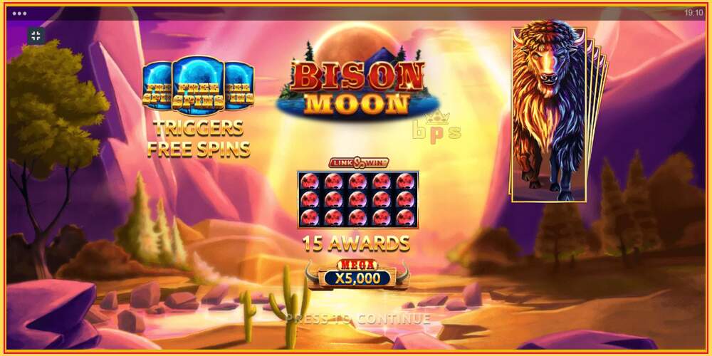 Игровой слот Bison Moon Megaways