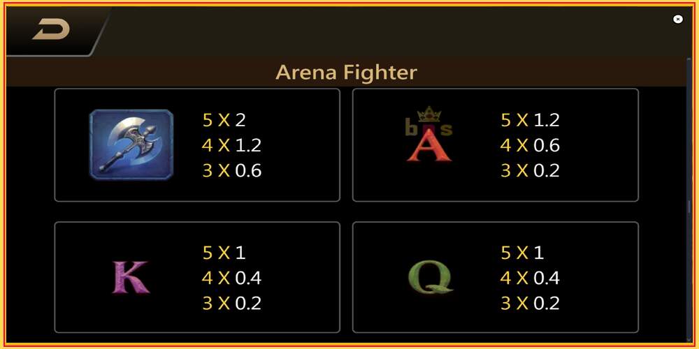 Ігровий слот Arena Fighter