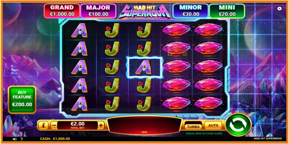 Slot permainan Mad Hit Supernova