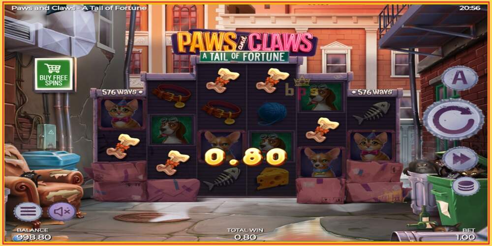 თამაშის სლოტი Paws and Claws: A Tail of Fortune