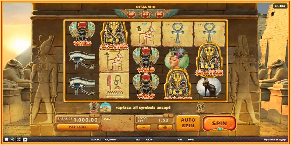 Игровой слот Mysteries of Egypt