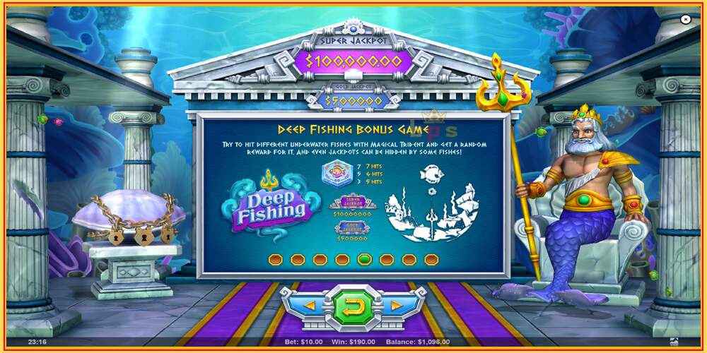 Slot de xogo Tritons Secret