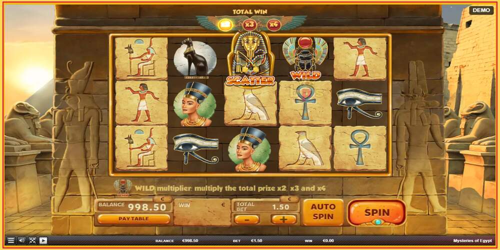 Игровой слот Mysteries of Egypt