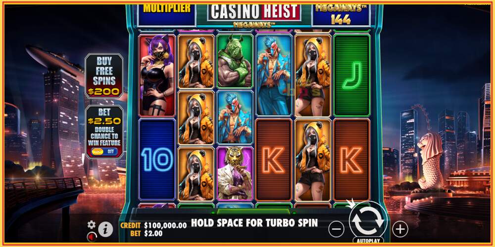 Slot de joc Casino Heist Megaways