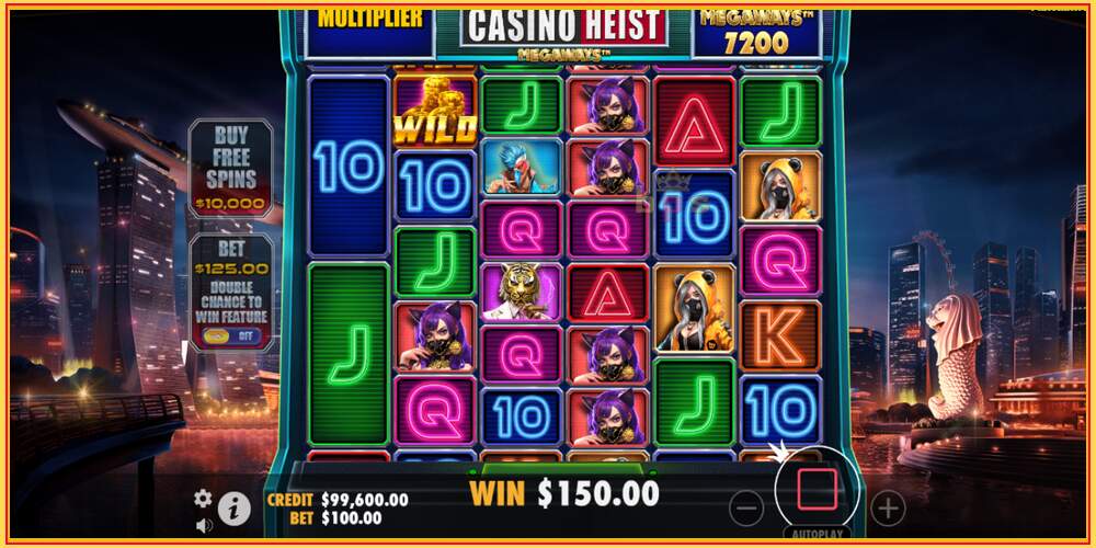 Slot de joc Casino Heist Megaways