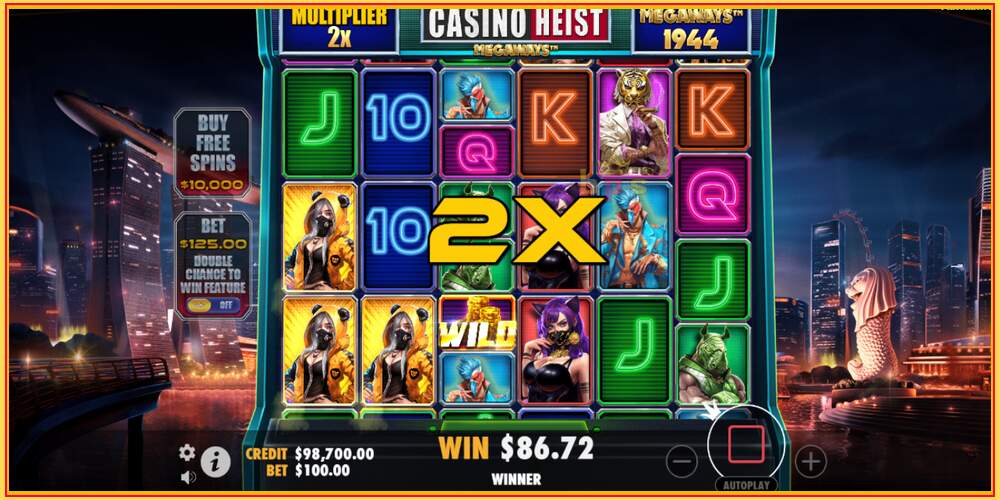 Slot de joc Casino Heist Megaways