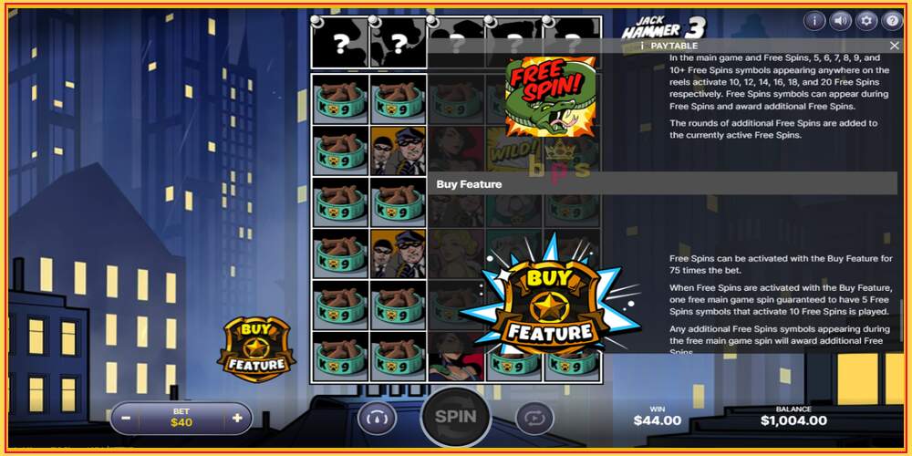 Slot permainan Jack Hammer 3