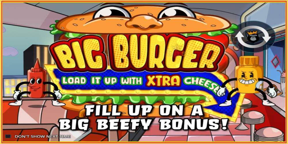 Слот за игра Big Burger Load it up with Xtra Cheese