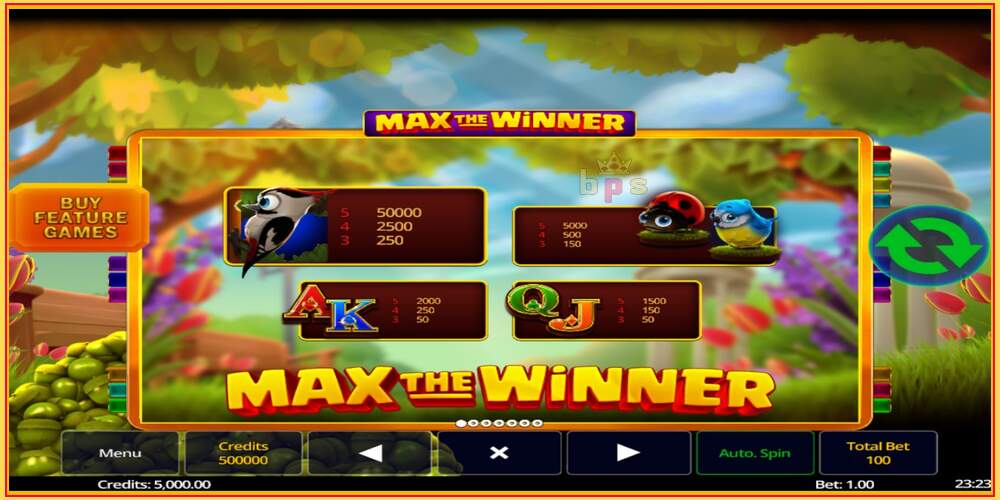 Игровой слот Max The Winner