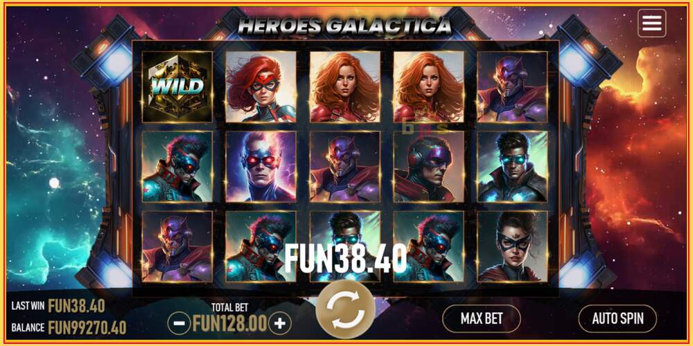 فتحة اللعبة Heroes Galactica