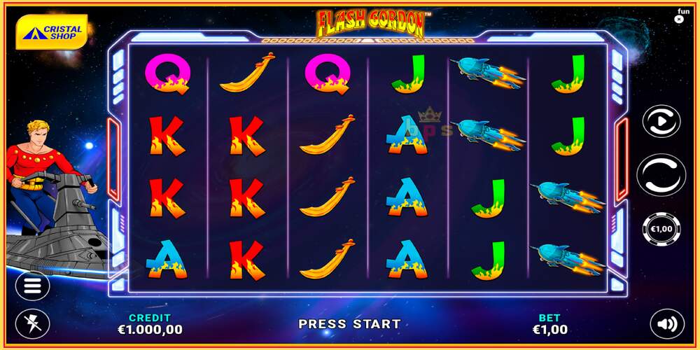 Slot permainan Flash Gordon