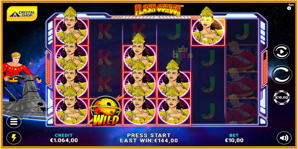 Slot permainan Flash Gordon