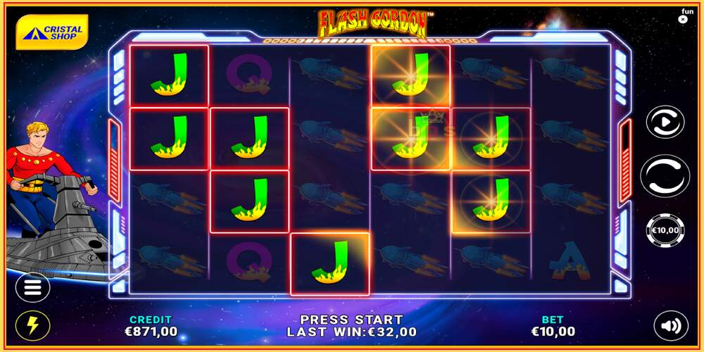 Slot permainan Flash Gordon