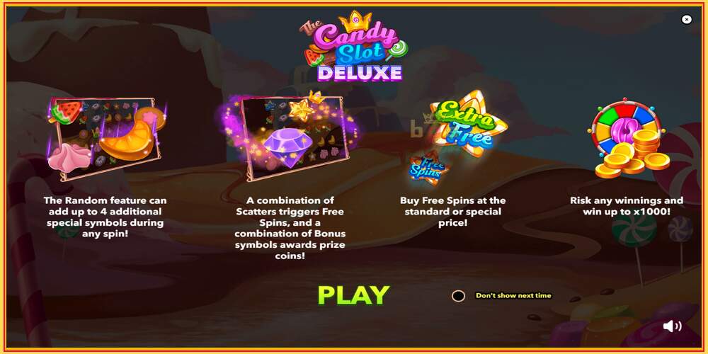 Слот за игра The Candy Slot Deluxe