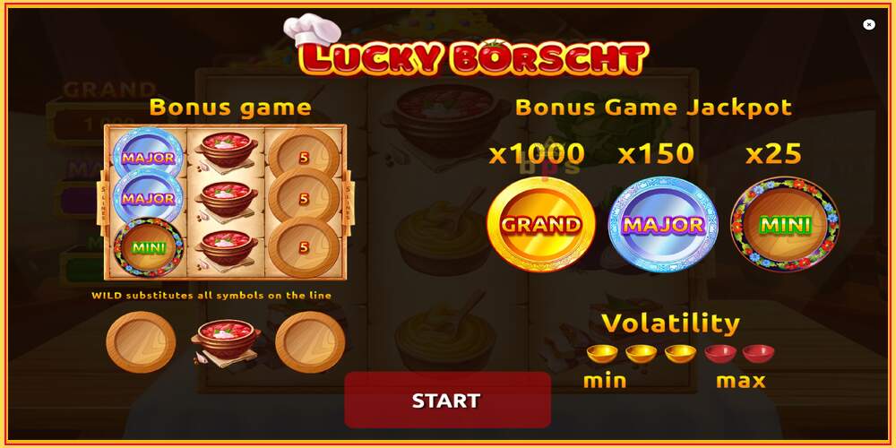 Խաղի բնիկ Lucky Borscht