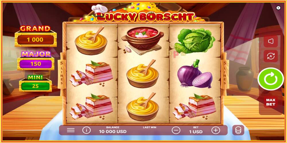 Խաղի բնիկ Lucky Borscht