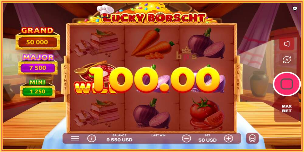 Խաղի բնիկ Lucky Borscht