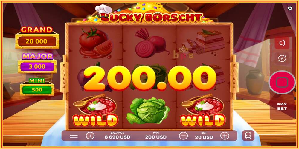 Խաղի բնիկ Lucky Borscht