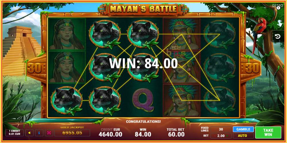 Slot de joc Mayans Battle