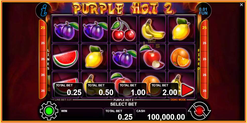 Игровой слот Purple Hot 2