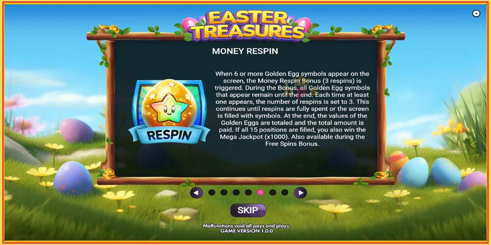 Slot di gioco Easter Treasures