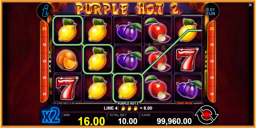 Игровой слот Purple Hot 2