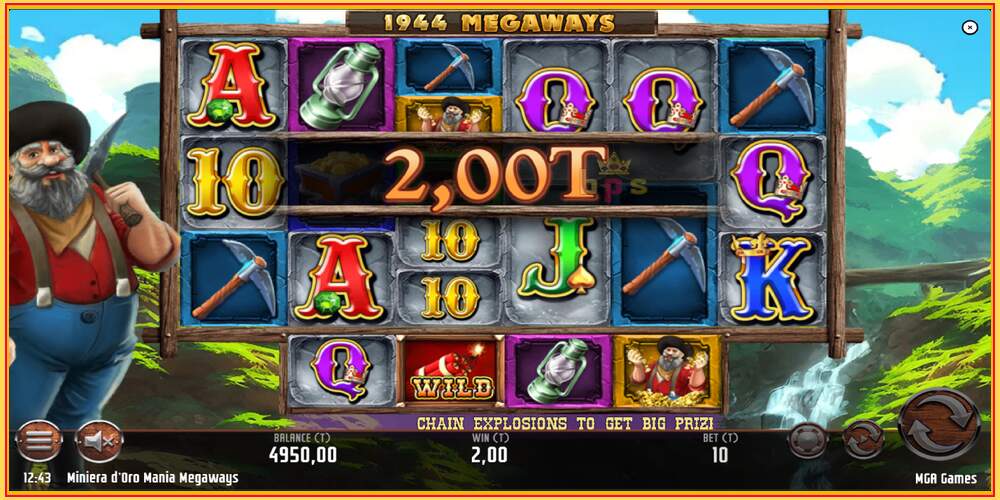 Slot de joc Miniera dOro Mania Megaways