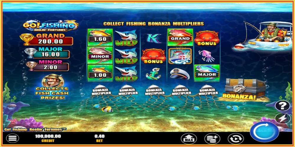 Slot de xogo Go! Fishing: Reelin Fortunes