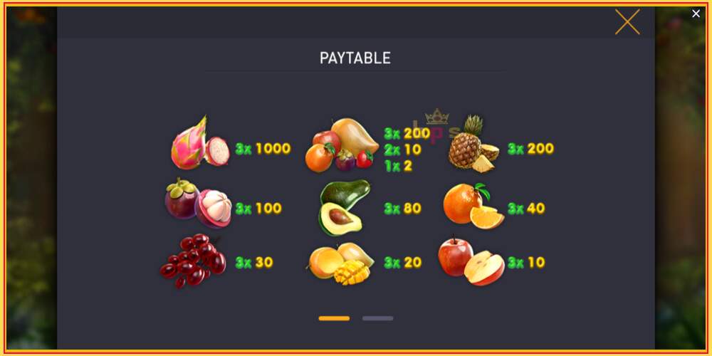 Игровой слот Fruitilicious