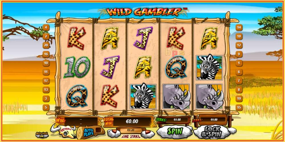 Игровой слот Wild Gambler