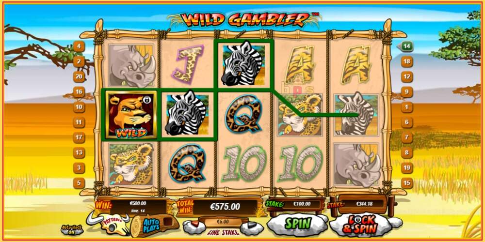 Игровой слот Wild Gambler