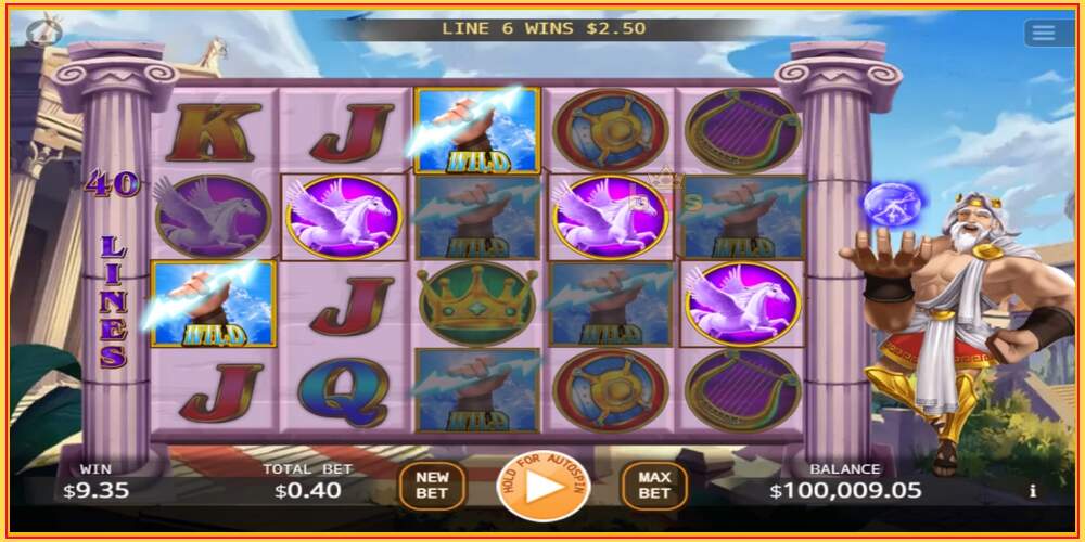 Game slot King of the God Zeus