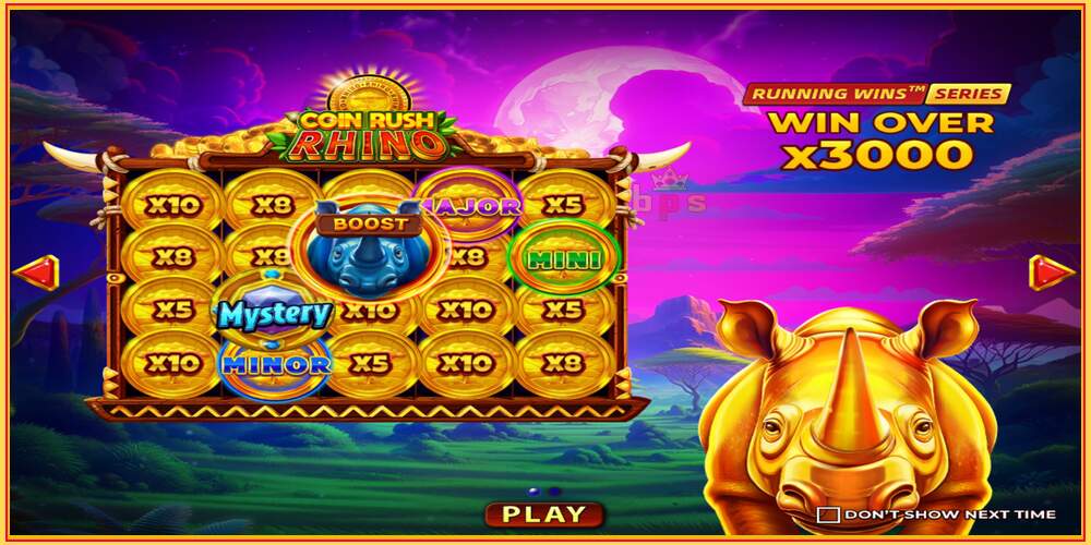 Spil slot Coin Rush Rhino