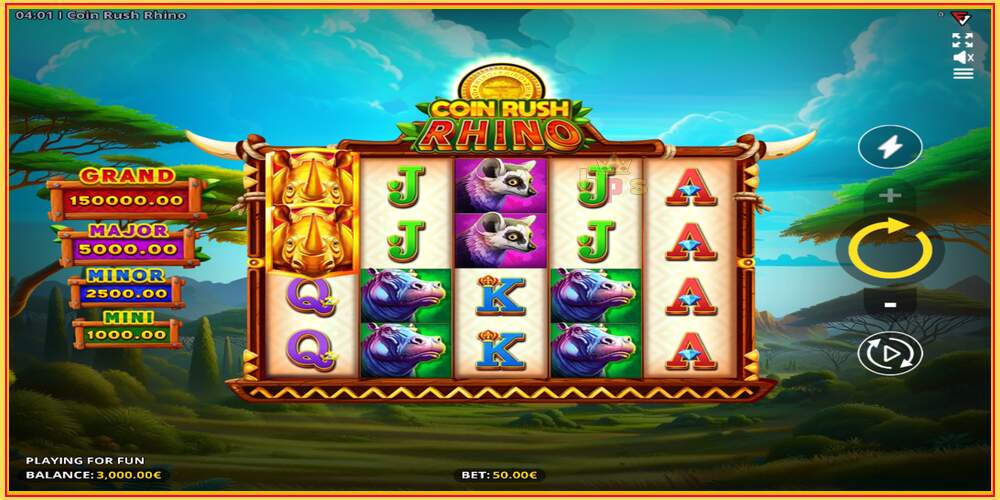 Slot de joc Coin Rush Rhino