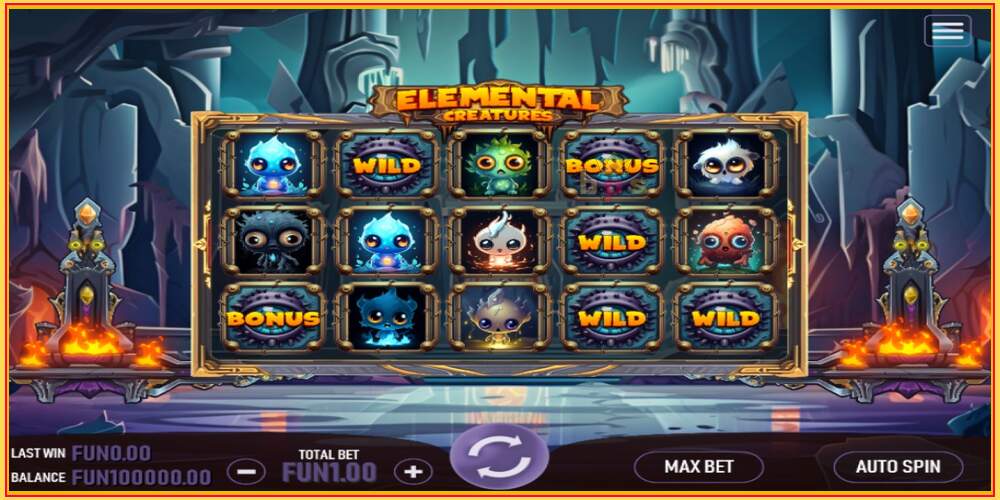 Spielautomat Elemental Creatures