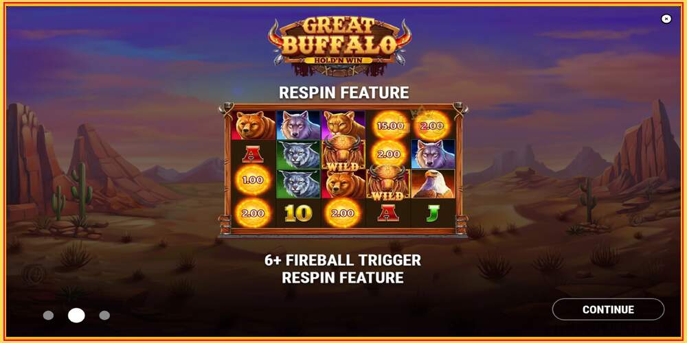 Игровой слот Great Buffalo