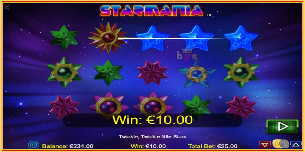 Игровой слот Starmania