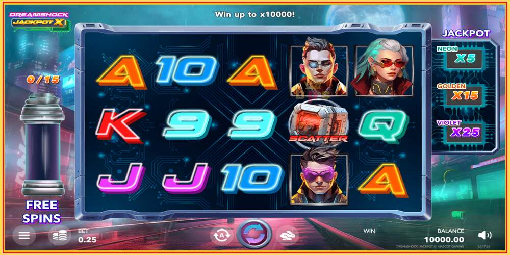 Slot permainan Dreamshock: Jackpot X