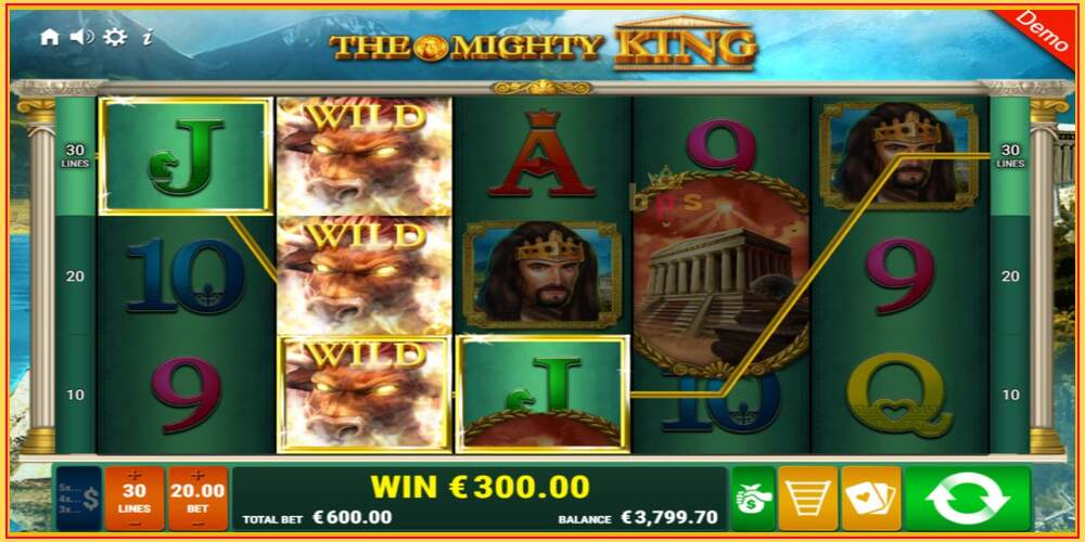 Игровой слот The Mighty King