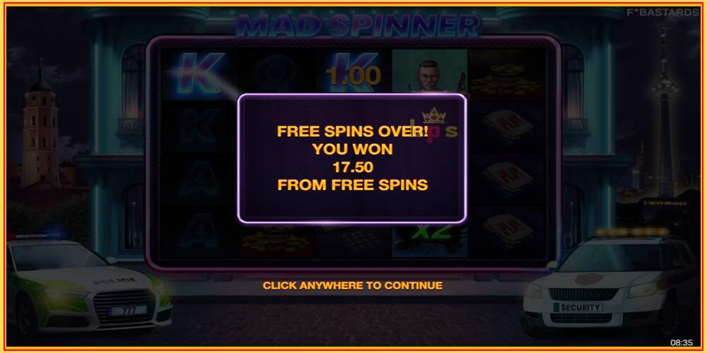 Gniazdo do gry Mad Spinner