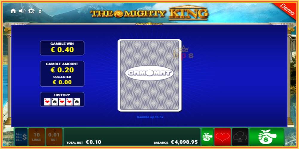 Игровой слот The Mighty King