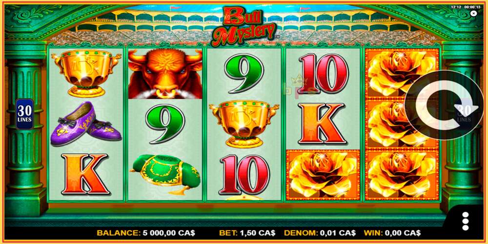 Spēles slots Bull Mystery