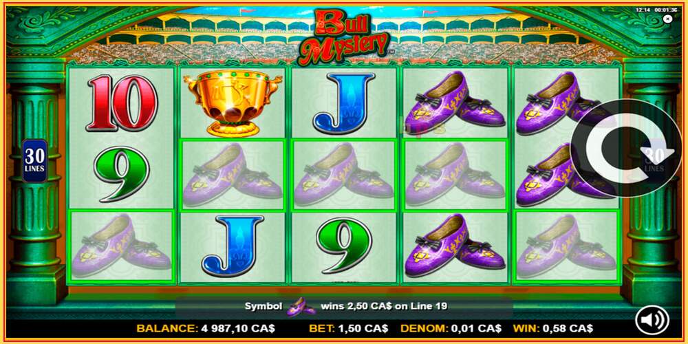 Spēles slots Bull Mystery